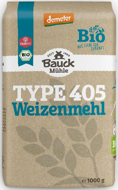 Produktfoto zu Weizenmehl T405, hell