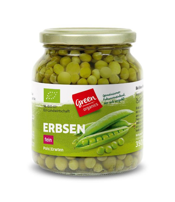 Produktfoto zu Erbsen im Glas 350g ATG 215g
