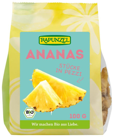 Produktfoto zu Getrocknete Ananas, 100g