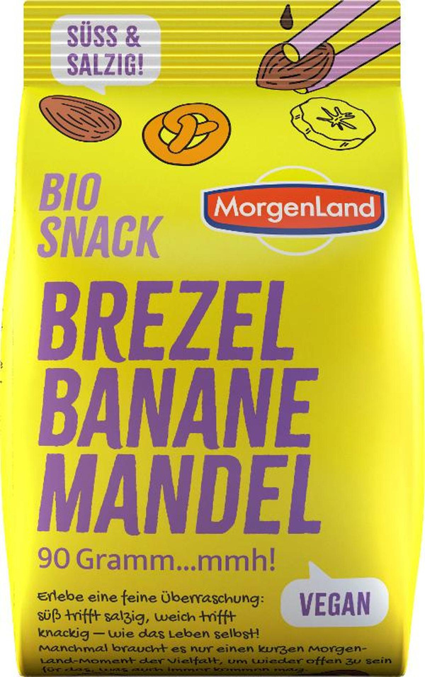 Produktfoto zu Snack Brezel Banane Mandel, 90g