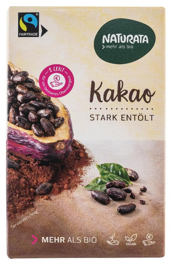 Produktfoto zu Kakao, stark entölt, 125g