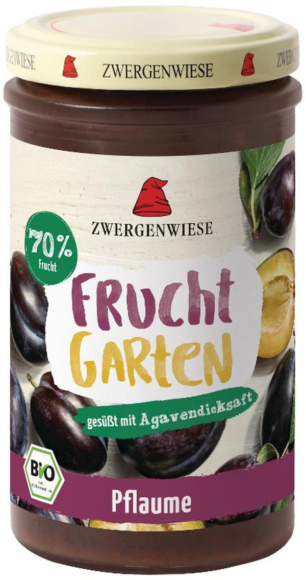 Produktfoto zu Fruchtgarten Pflaumenmus, 225g