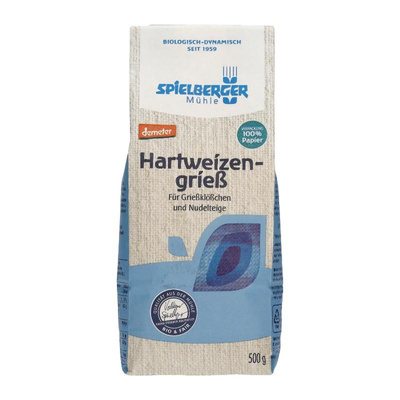 Produktfoto zu Hartweizengrieß, 500g
