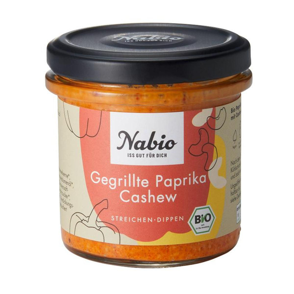Produktfoto zu Gegrillte Paprika Cashew Aufstrich, 135g