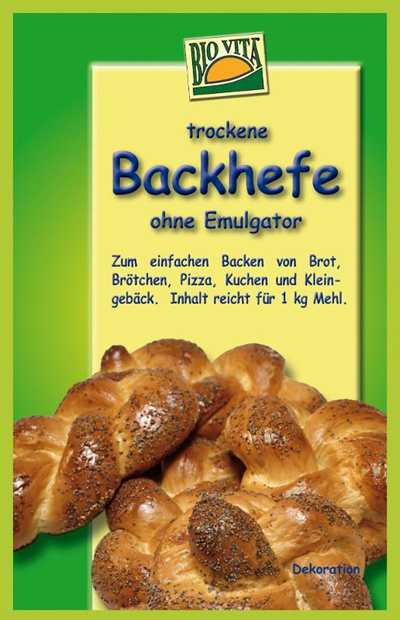 Produktfoto zu Backhefe trocken, 20g
