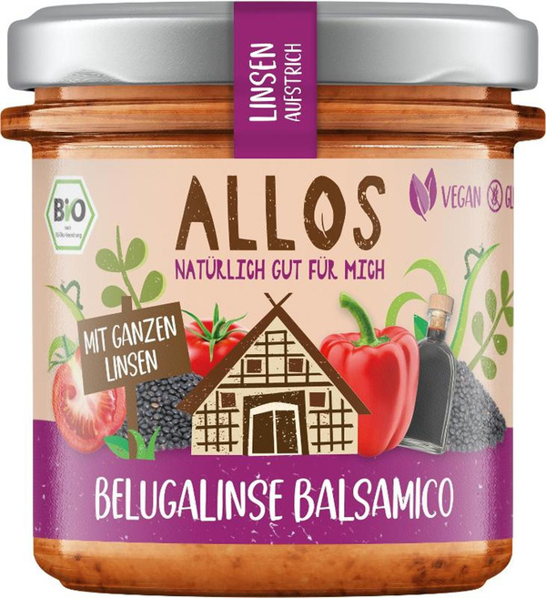 Produktfoto zu Aufstrich Belugalinse Balsamico, 140g