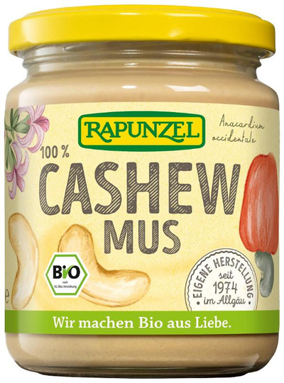 Produktfoto zu Cashewmus, 100% Cashewkerne, 250g