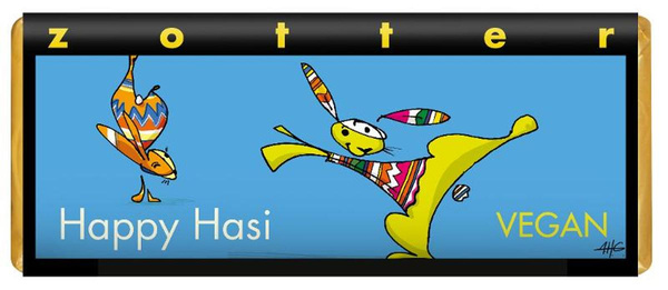 Produktfoto zu Zotter Schokolade Happy Hasi, 70g