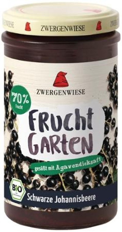 Produktfoto zu Fruchtgarten Schwarze Johannisbeere, 225g