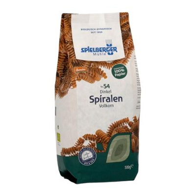 Produktfoto zu Dinkel Spiralen Vollkorn