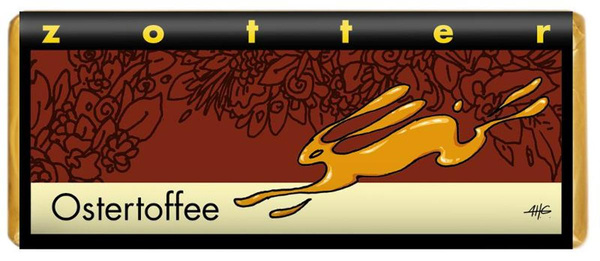 Produktfoto zu Zotter Ostertoffee Brown Butter Toffee, 70g