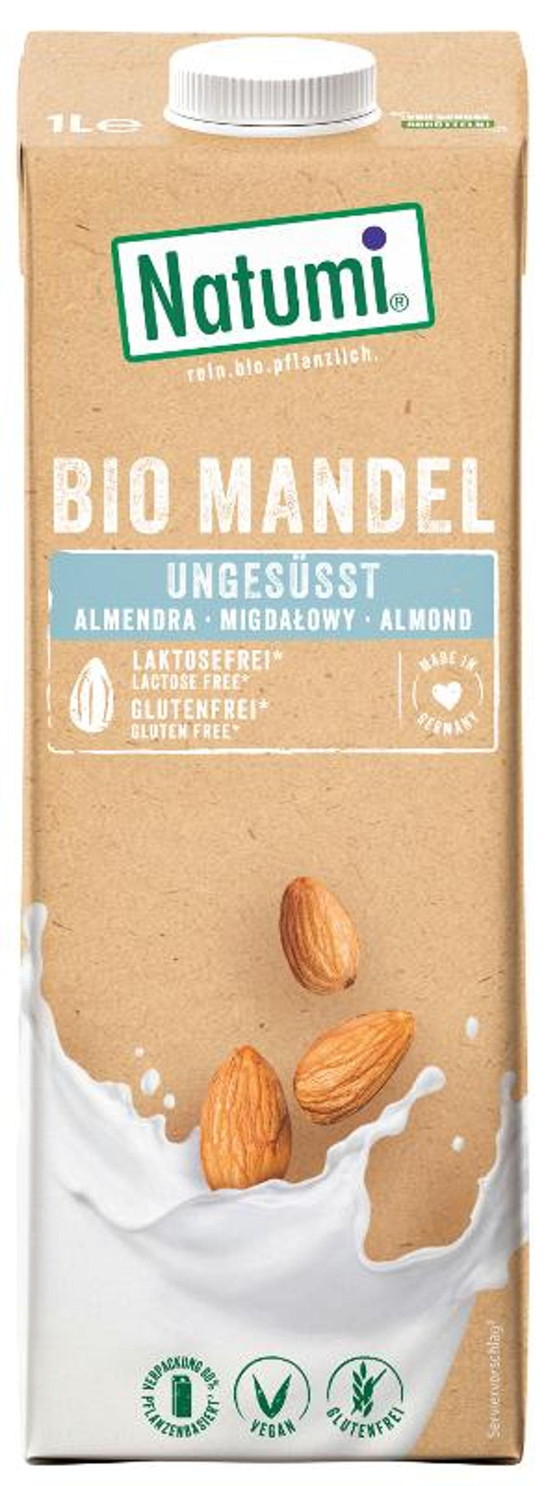 Produktfoto zu Mandeldrink, ungesüsst, 1Ltr.