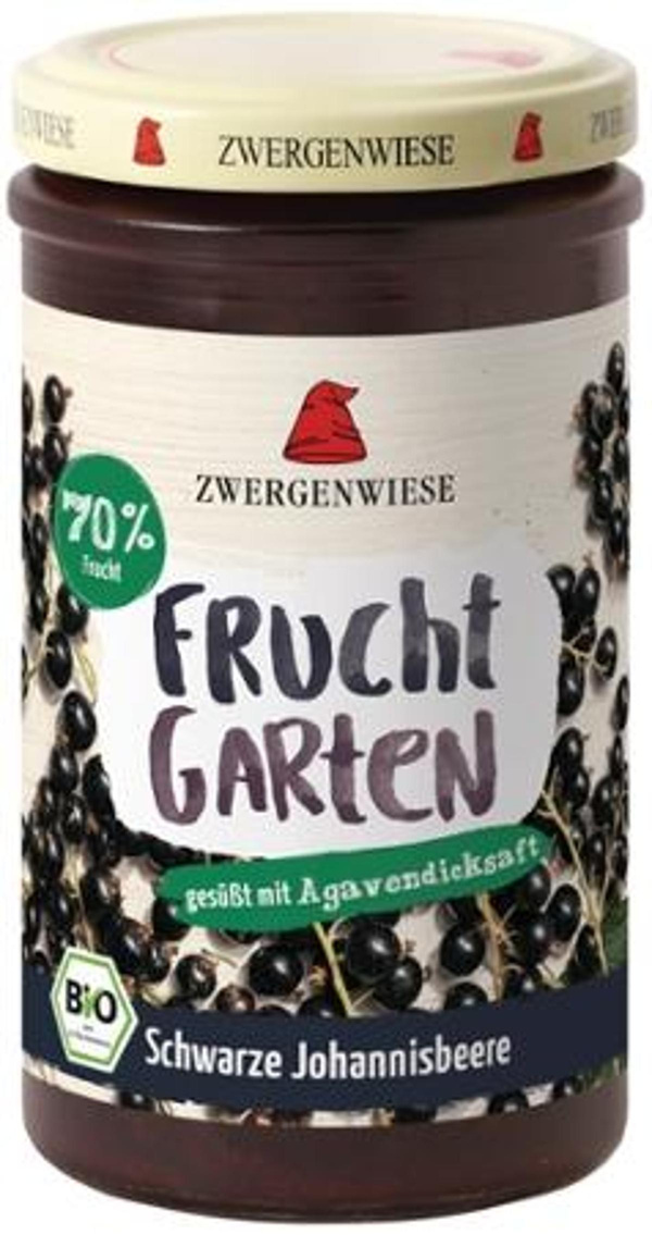 Produktfoto zu Fruchtgarten Schwarze Johannisbeere, 225g
