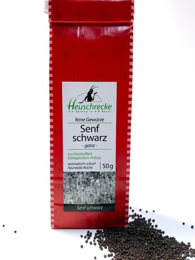 Produktfoto zu Schwarze Senfsaat, ganz, 50g
