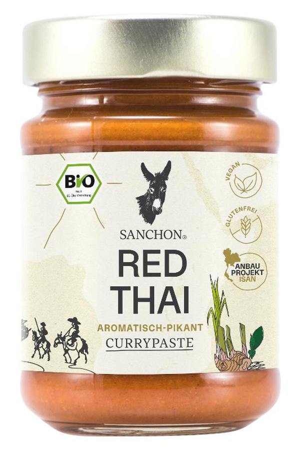 Produktfoto zu Currypaste Red Thai, feine Limettennote, 190g