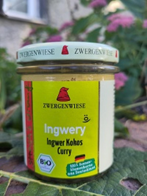 Produktfoto zu Ingwery - Ingwer Kokos Curry, 135g