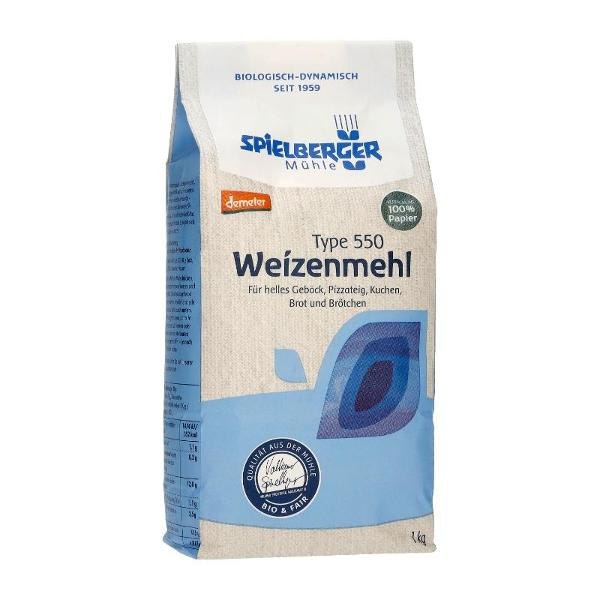 Produktfoto zu Weizenmehl 550 hell, 1kg