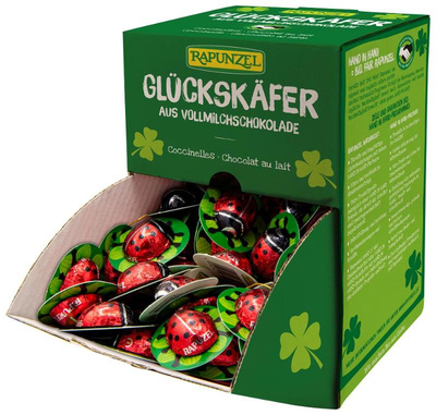 Produktfoto zu Glückskäfer, aus Vollmilchschokolade 6g
