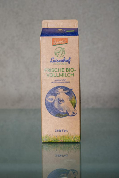 Produktfoto zu Vollmilch demeter, 1 Ltr., im Karton, nicht homogenisiert