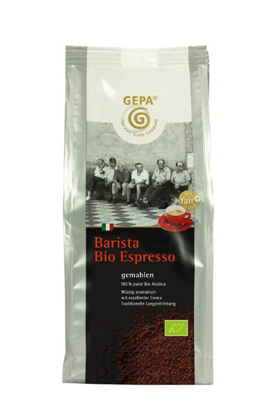 Produktfoto zu Barista Espresso gemahlen GEPA, 250g