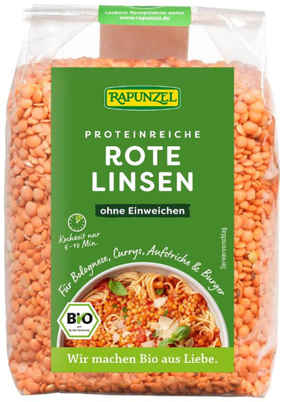 Produktfoto zu Rote Linsen, 500g