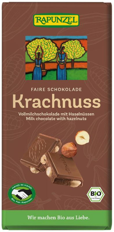 Produktfoto zu Schokolade, Krachnuss, 100g