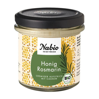 Produktfoto zu Cashewcreme Honig Rosmarin, 135g