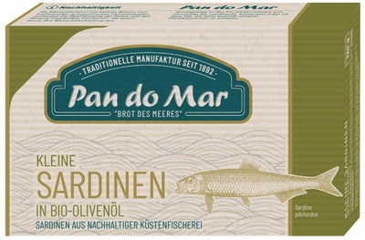Produktfoto zu Sardinenfilets in Bio-Olivenöl, 120g