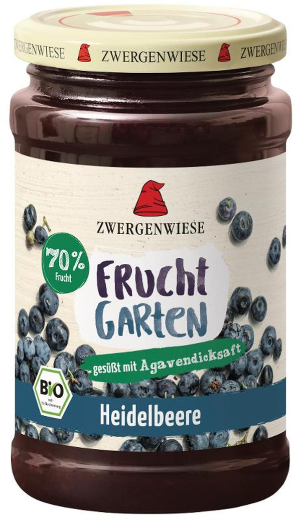 Produktfoto zu Fruchtgarten Heidelbeere, 225g