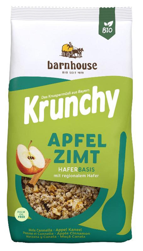 Produktfoto zu Krunchy Apfel Zimt, 375g