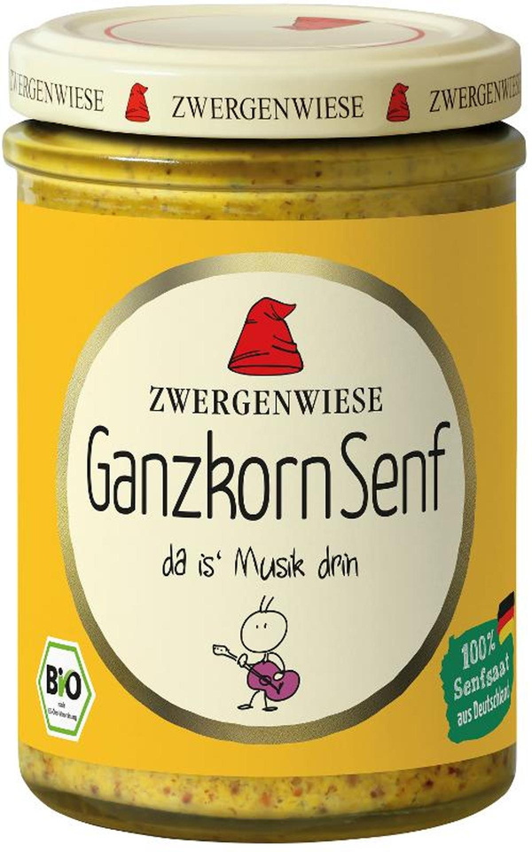 Produktfoto zu Senf Ganzkorn, 160ml