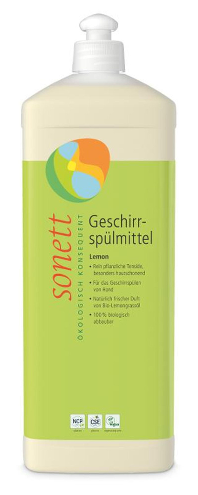 Produktfoto zu Geschirrspülmittel Lemon, Nachfüllflasche, 1Ltr.