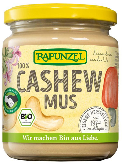 Produktfoto zu Cashewmus, 100% Cashewkerne, 250g