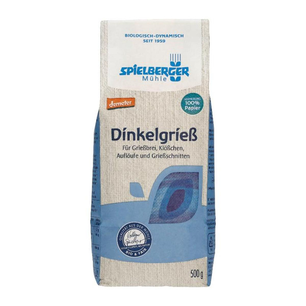 Produktfoto zu Dinkelgrieß, 500g