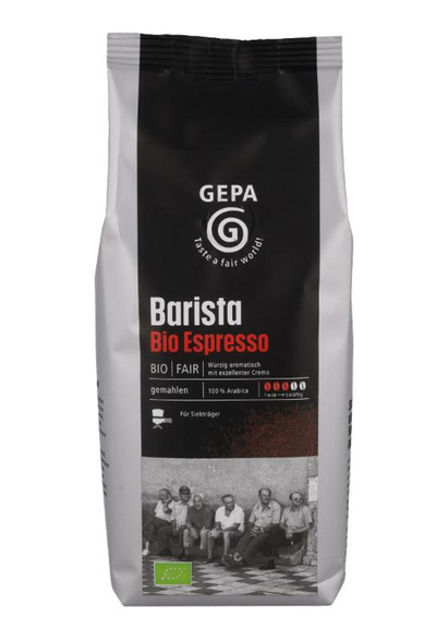 Produktfoto zu Barista Espresso gemahlen GEPA, 250g