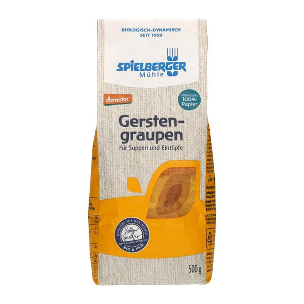 Produktfoto zu Gerstengraupen geschält, 500g