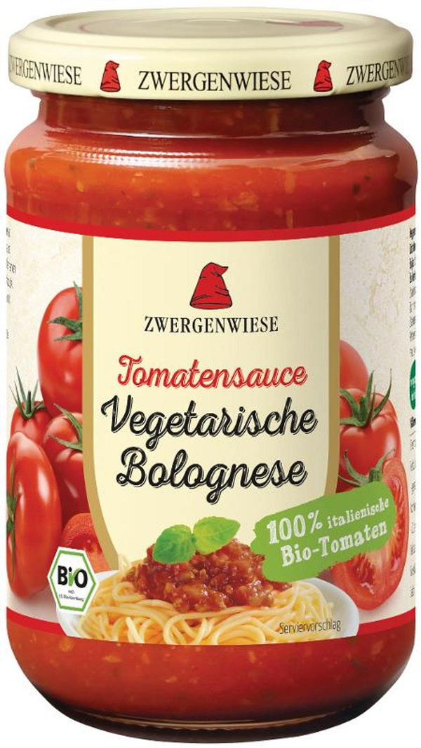 Produktfoto zu Tomatensauce Bolognese Vegetarisch, 350g