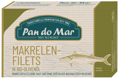 Produktfoto zu Makrelenfilets in Bio-Olivenöl, 120g