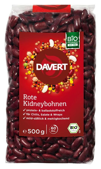 Produktfoto zu Rote Kidneybohnen, getrocknet, 500g