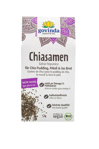 Produktfoto zu Chiasamen schwarz, 200g