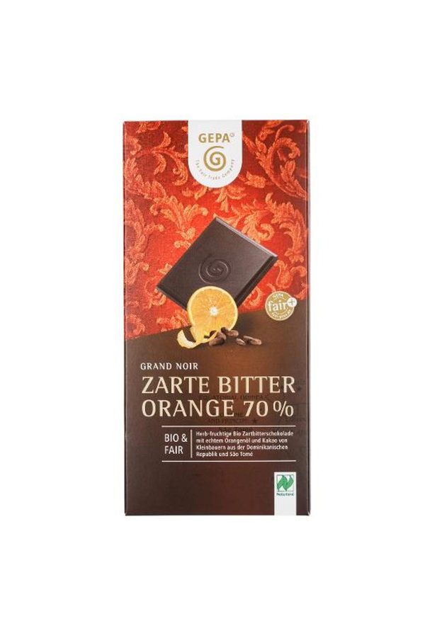 Produktfoto zu Zartbitter Orange 70%, 100g