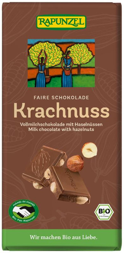 Produktfoto zu Schokolade, Krachnuss, 100g