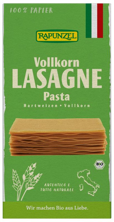 Produktfoto zu Vollkorn Lasagneplatten, 250g