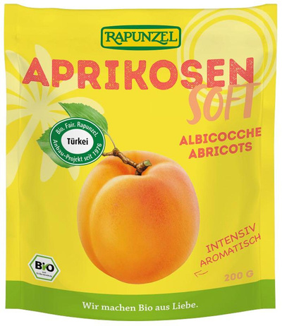 Produktfoto zu Aprikosen Soft, entsteint, 200g