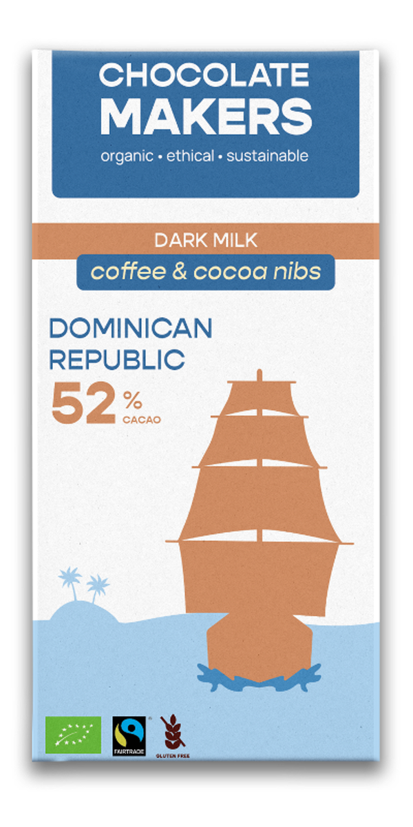 Produktfoto zu Zartbitterschokolade mit Kaffee 52%, 80g