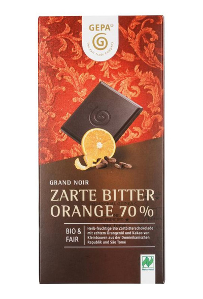 Produktfoto zu Zartbitter Orange 70%, 100g