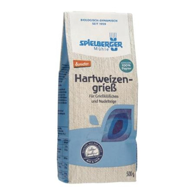 Produktfoto zu Hartweizengrieß, 500g