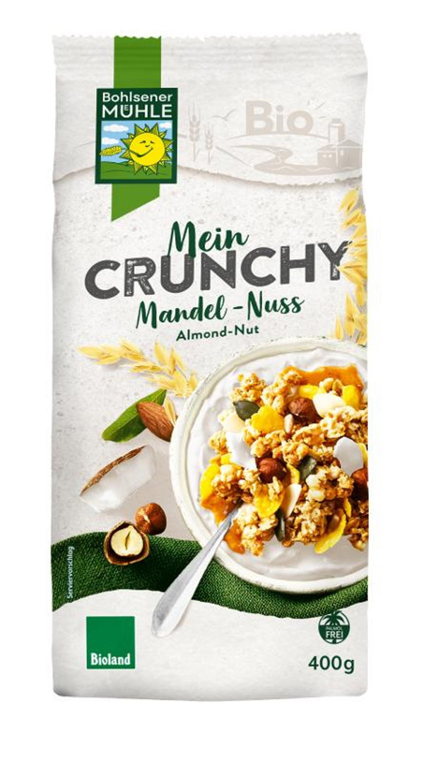 Produktfoto zu Krunchy Mandel Nuss, 400g
