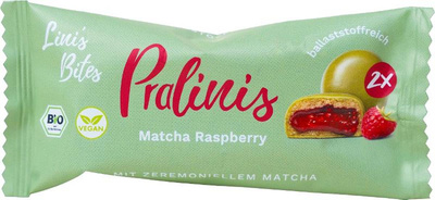 Produktfoto zu Matcha Raspberry Pralinis, 46g