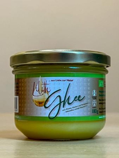 Produktfoto zu Ghee, reines Butteröl, 180g